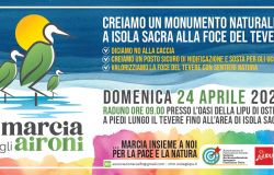 Domenica 24 aprile, la marcia degli Aironi per l'istituzione del Monumento Naturale all'Isola Sacra