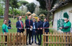 inaugurata zona pedonalizzata e parco giochi al Santa Maria della Pietà