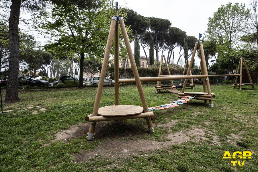 inaugurata zona pedonalizzata e parco giochi al Santa Maria della Pietà