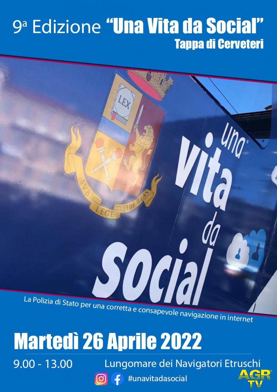 Una vita da social al via nel Lazio la IX° edizione della Campagna educativa itinerante della Polizia di Stato.