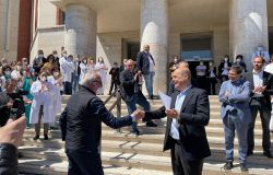 Zingaretti e D’amato inaugurano nuovi reparti San Filippo Neri Consegna attestati