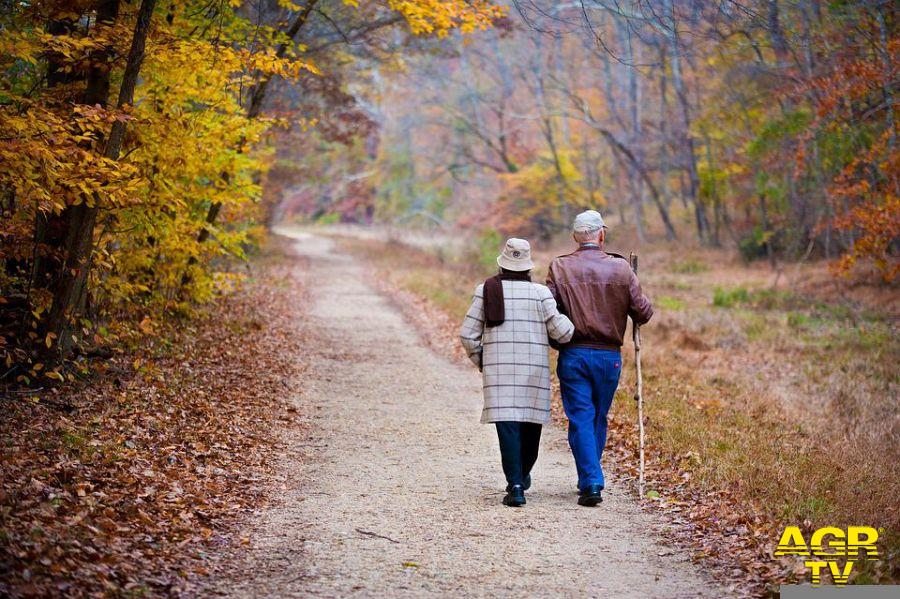 anziani a passeggio foto pixabay
