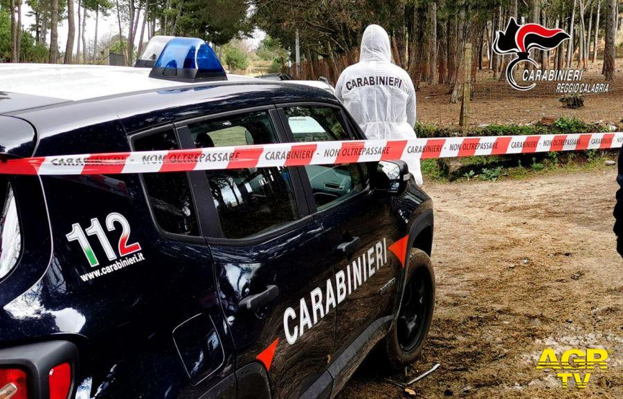 omicidio Cuzzocrea le indagini dei carabinieri il luogo dell'agguato mortale