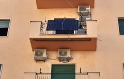 un pannello solare da appartamento donato