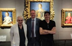 Duran Duran alla Galleria degli Uffizi.
