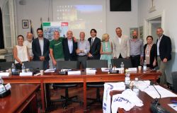 beach tennis italiani autorità presenti conferenza stampa evento