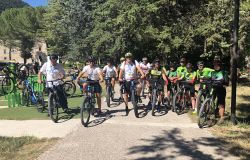 L’Appennino Bike Tour in Abruzzo dopo aver fatto tappa ad Amatrice