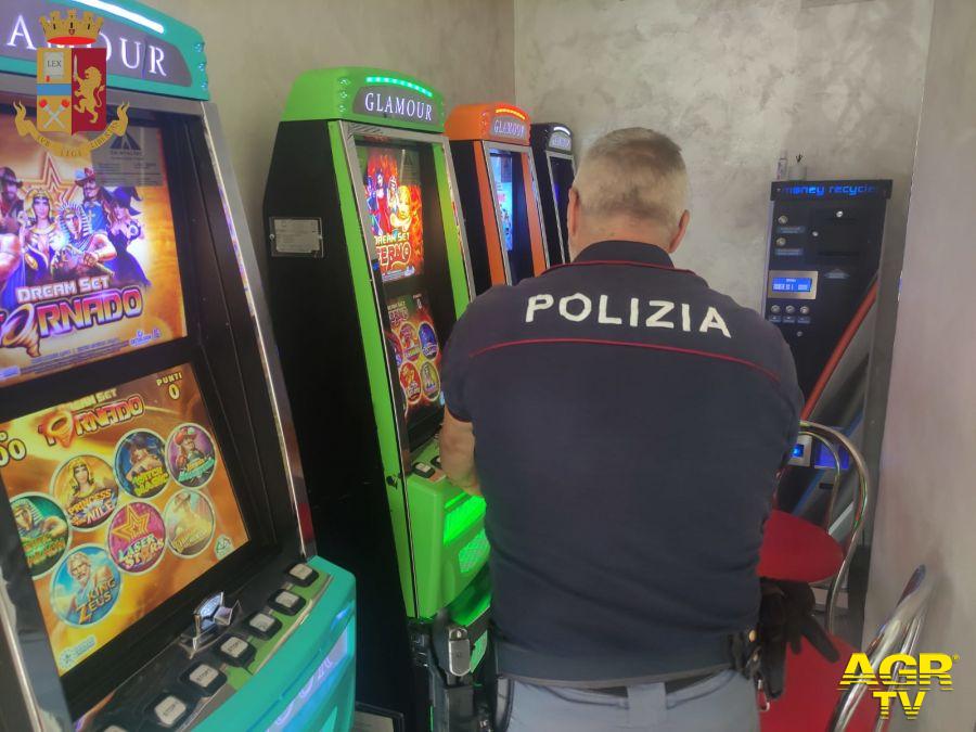 Roma, San Basilio, slot-machine accese durante la sosta, quasi mezzo milione di multa a tre sale giochi