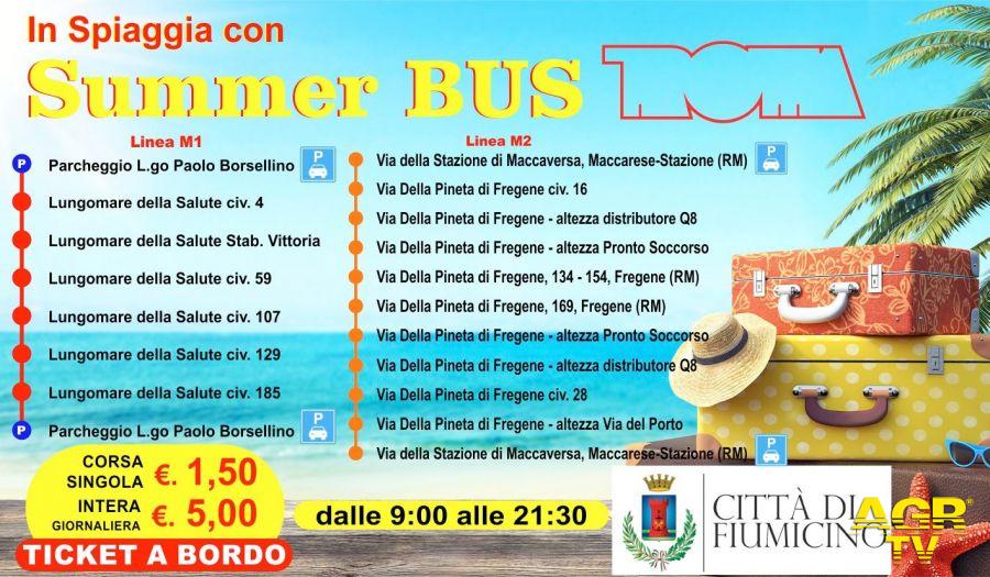 Summer bus fiumicino locandina