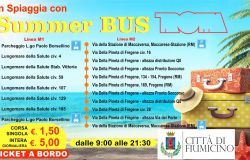 Summer bus, al via la navetta del mare