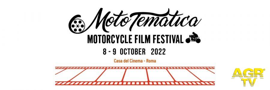 Moto tematica festival roma motorcycle locandina