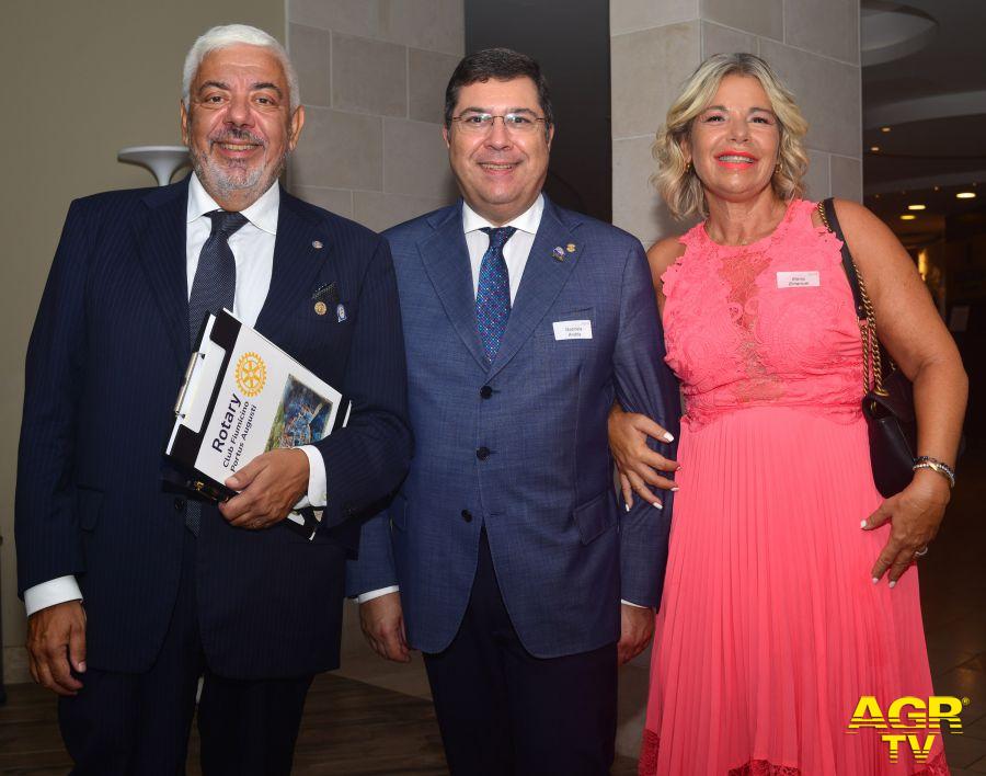 Il PDG Gabriele Andria con il Vice Presidente e il Prefetto del Club