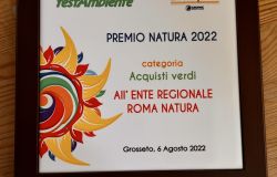 RomaNatura premiata per la categoria acquisti verdi a Festambiente