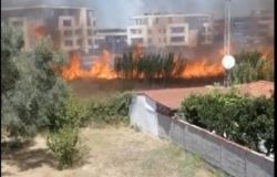 Acilia nord, un incendio violento di sterpaglie e vegetazione incolta divide in due il quartiere, cittadini mobilitati per la prevenzione