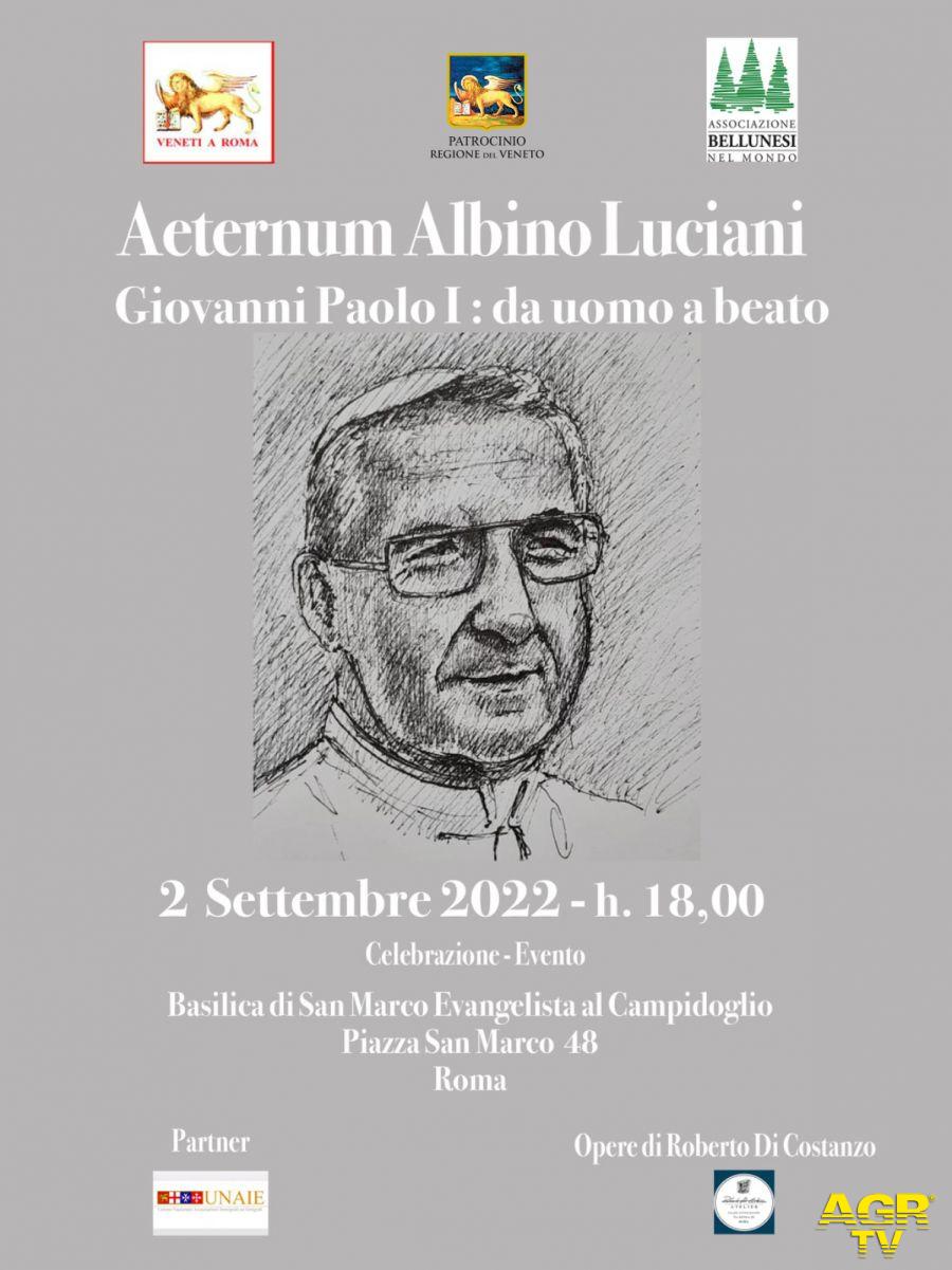 Aeternum Albino Luciani da uomo a beato locandina evento