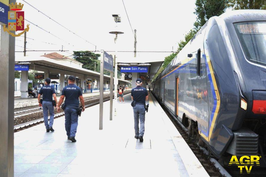 Polizia ferroviaria controlli stazioni