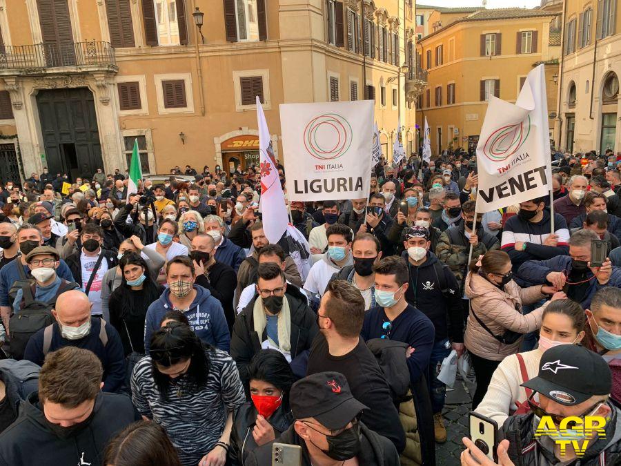 Protesta ristoratori TNI Italia
