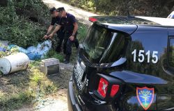 Monterotondo, trovata discarica abusiva su terreno comunale, due denunce per ricettazione