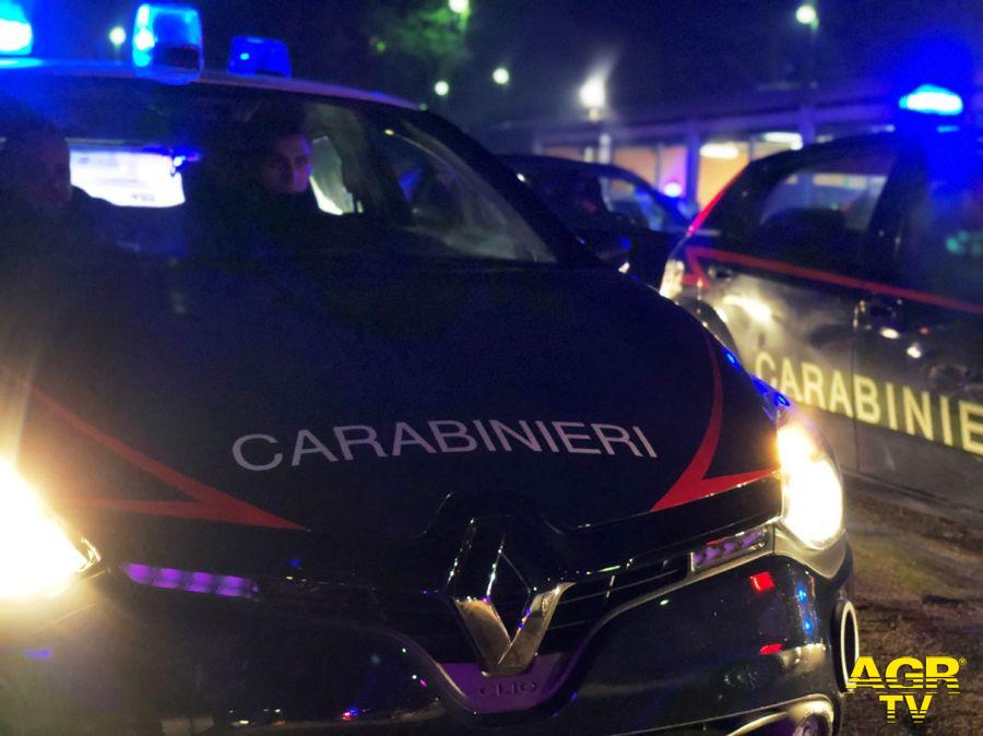 carabinieri controlli antidroga nella notte