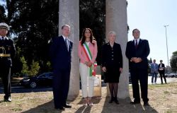 La Celli con l'ambasciatore americano Shawn Crowley, gli Ambasciatori degli Usa presso la Santa Sede e le Nazioni Unite (FAO), Joseph Donnelly e Cindy McCain