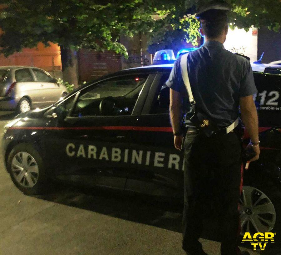 Carabinieri la pattuglia intervenuta a Pomezia