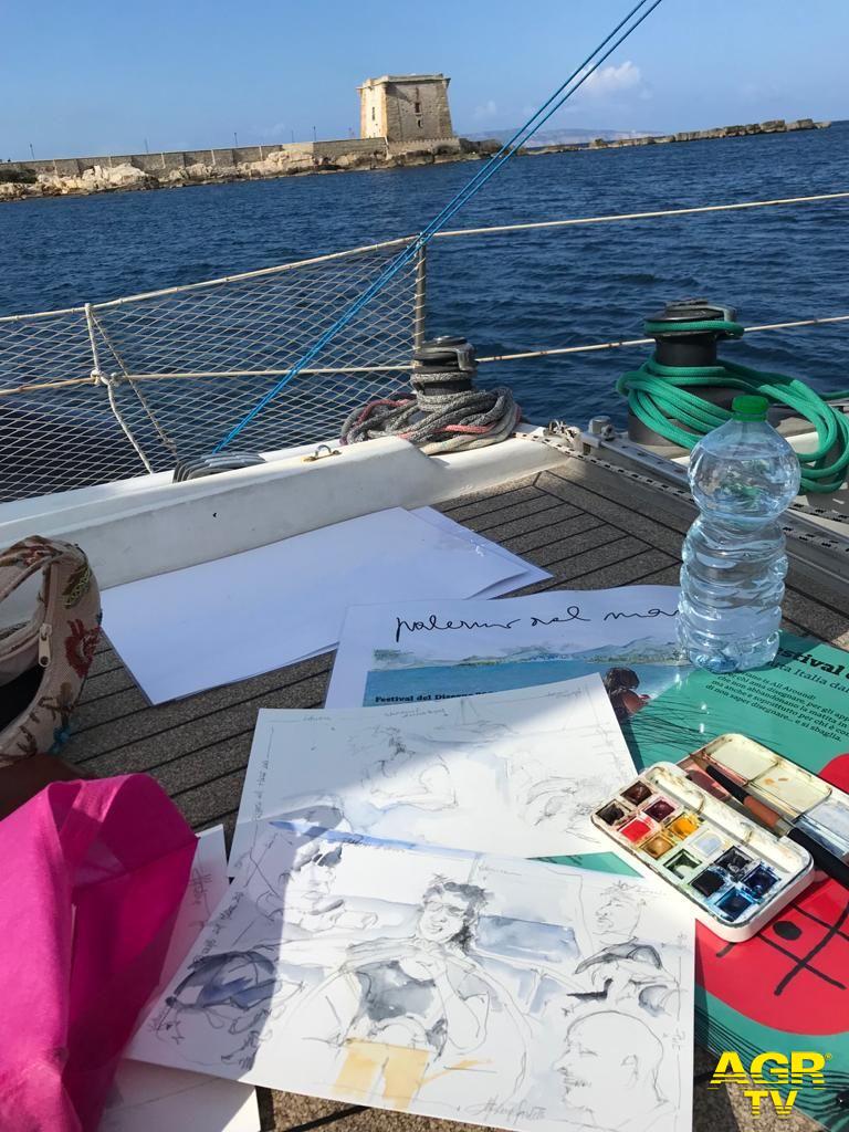 Palermo dal mare,  laboratorio galleggiante di immagini