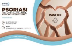 Torino: Motore Sanità, evento Psoriasi, io la vivo sulla mia pelle, ma tu sai cosa vuol dire?