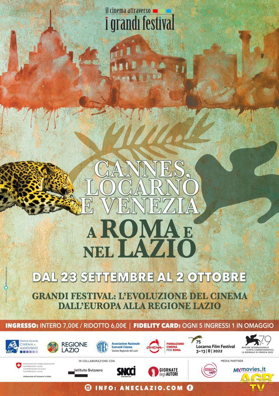 I Grandi Festival cannes, locarno e venezia nei cinema a Roma locandina