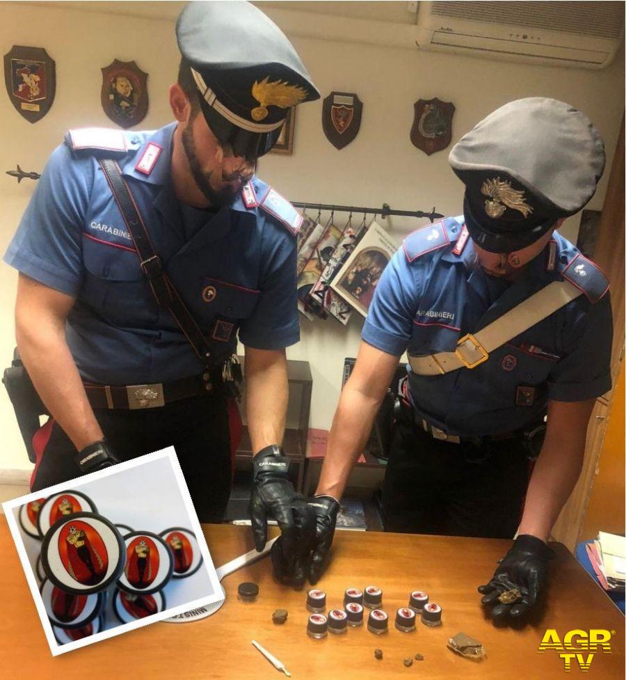 carabinieri droga sequestrata in confezioni con effige uomo tigre