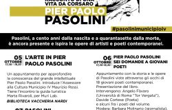Incontri letterari su Pasolini: appuntamento con la cultura nel IV Municipio