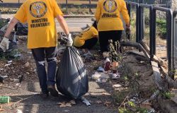 Roma, Ministri Volontari bonificano lo svincolo GRA di Via Boccea