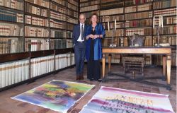 Recanati, la Biblioteca Leopardi apre le porte all'arte contemporanea