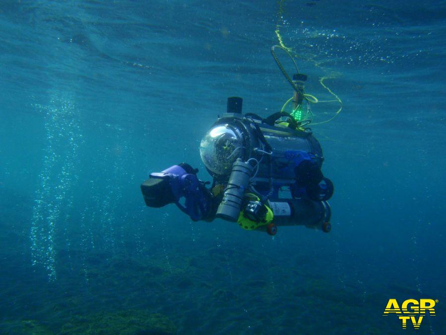 il drone subacqueo Hype esposto ad Ostia