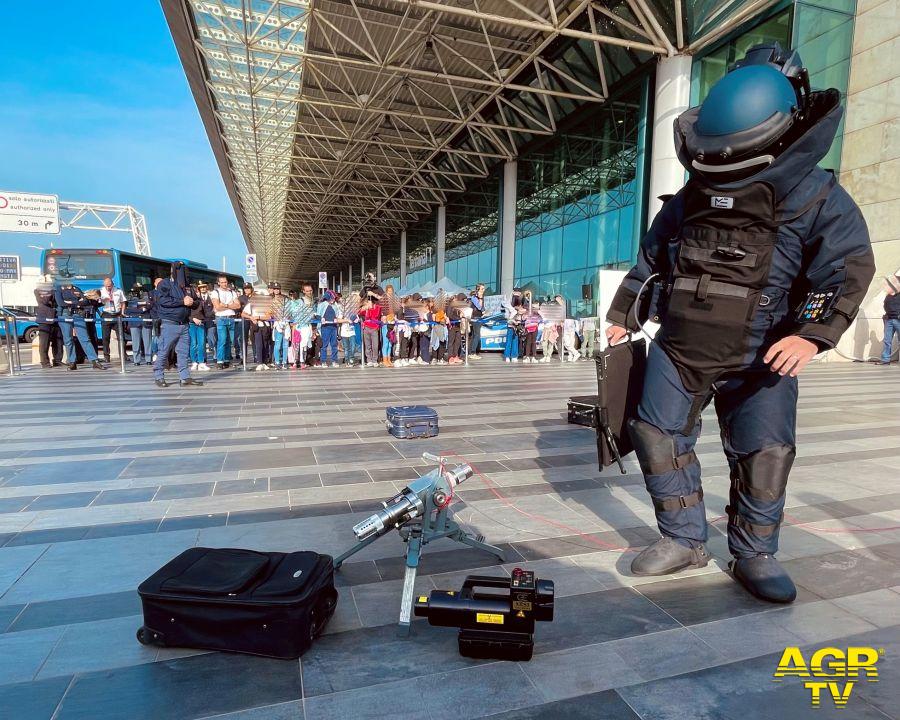 Polizia scuola legalità aeroporti Roma
