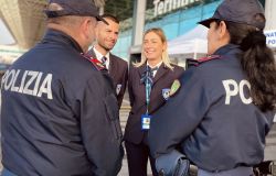 Polizia scuola legalità aeroporti Roma