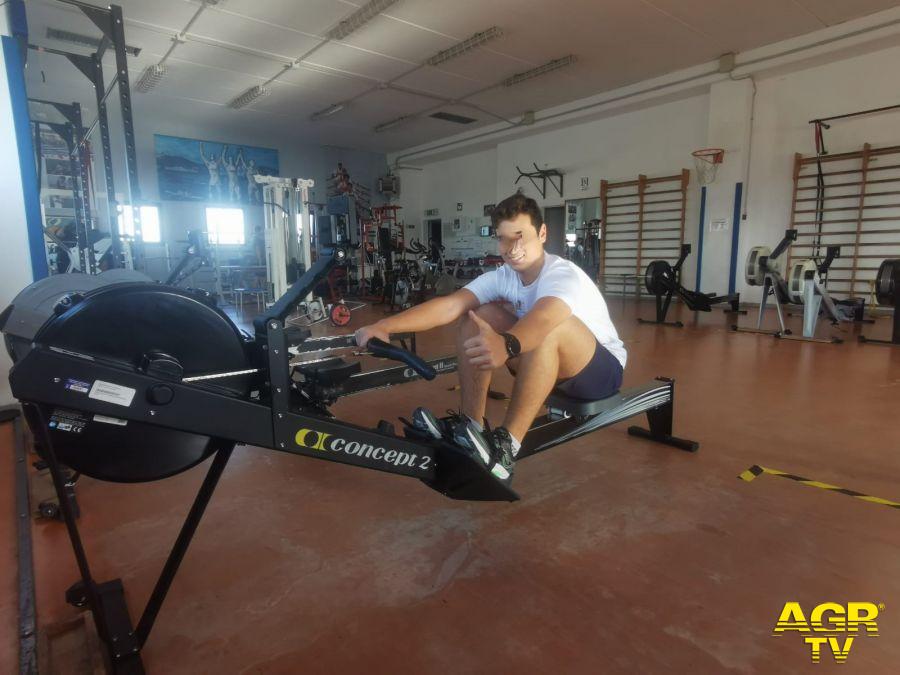 Rowing Indoor Riccardo Manini nuovo primatista italiano prova 1 minuto