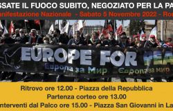 Roma, in migliaia attesi alla manifestazione “Europe for Peace”