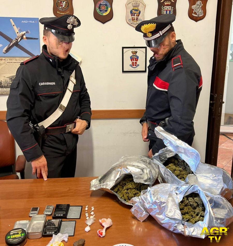 Carabinieri parte delal droga sequestrata ieri