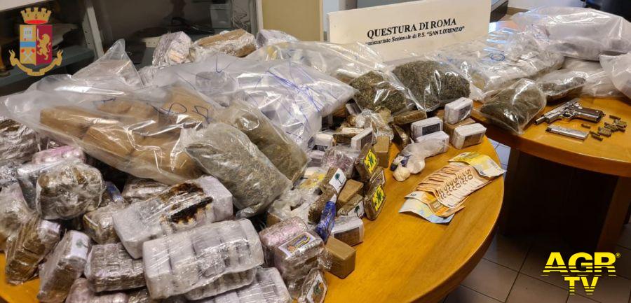 Polizia 134 kg. droga sequestrata a San Lorenzo