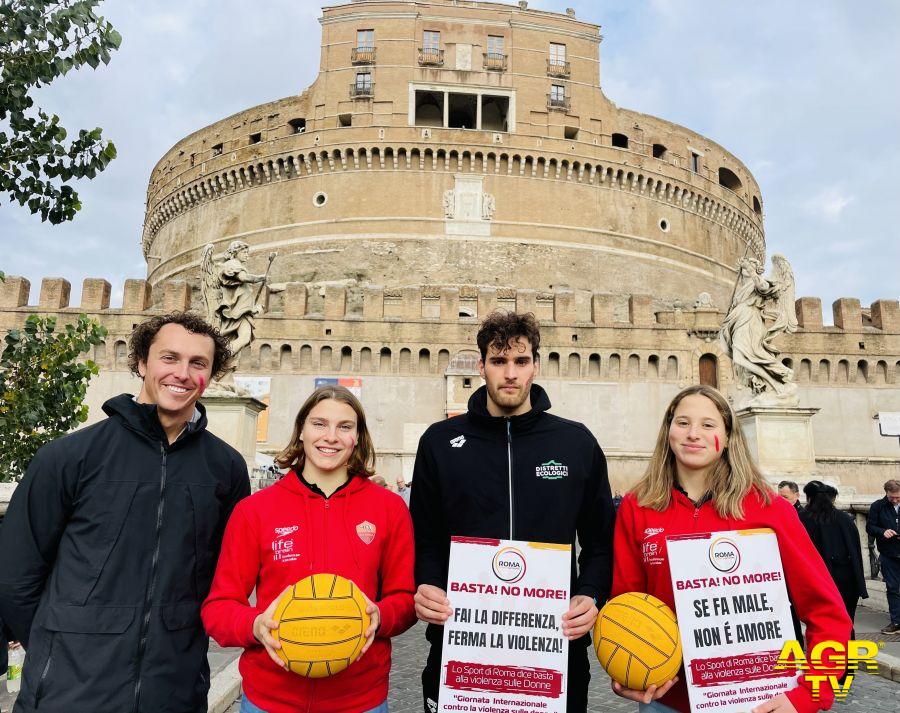 Roma Sports Network gli atleti e atlete a Castel Sant'Angelo