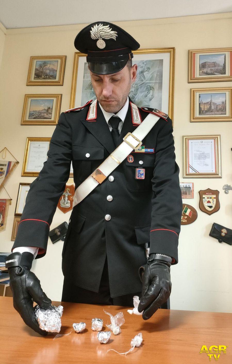 Carabinieri, la droga sequestrata a Nettuno
