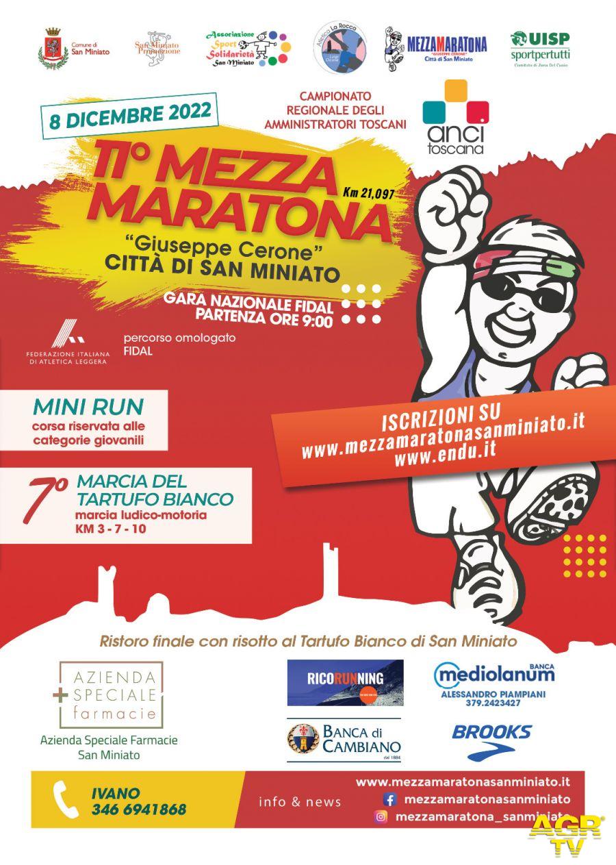 Anci Toscana Alla mezza maratona di San Miniato il Campionato regionale degli amministratori toscani
