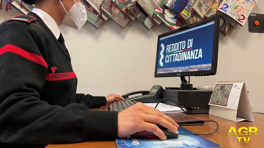 Roma, nelle rete dei carabinieri finiscono altri 27 furbetti del reddito di cittadinanza, denunciate 27 persone