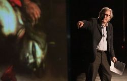 Vittorio Sgarbi, lezione d’arte a teatro