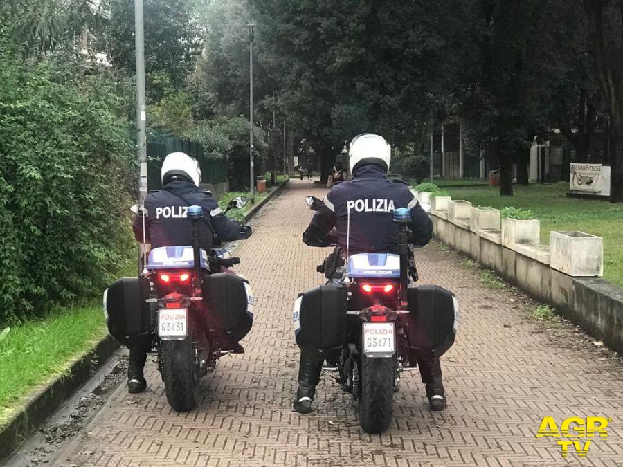 Polizia controlli a San Basilio