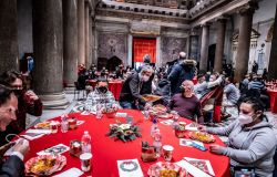 Il pranzo di Natale della comunità di S.Egidio, un forte messaggio di solidarietà in un tempo di crisi