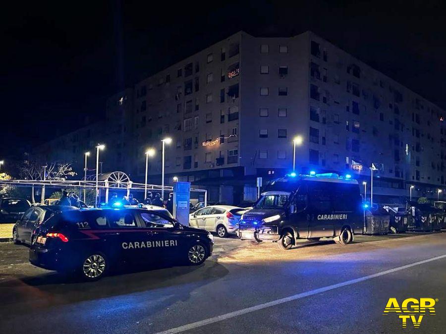 Carabinieri operazione a Tor Bella Monaca