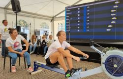 rowing Elisa Mondelli supportata da Federcia Cesarini