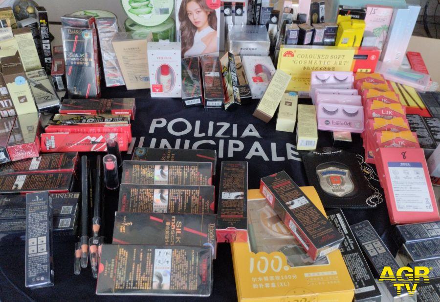 Prato -Sequestrati oltre 200 cosmetici irregolari