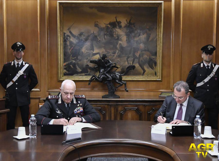 Carabinieri firma protocollo con commercialisti gen. Teo Luzi e dr. Elbano De Nuccio